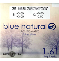 Линзы для очков Divel Italia AS 1,61 Silken White Blue Natural